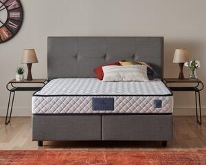 Čalouněná postel SUNNY - tmavě šedá 180 × 200 cm