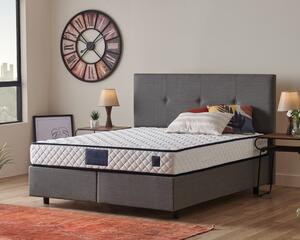 Čalouněná postel SUNNY - tmavě šedá 180 × 200 cm