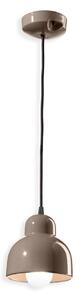 Ferroluce Závěsné svítidlo BERIMBAU, ∅ 15 cm, 1xE27 Barva: Hnědá