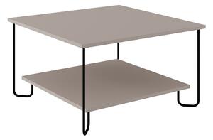 Šedý konferenční stolek 80x80 cm Tonka – Marckeric