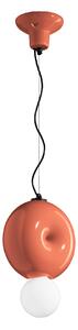 Ferroluce Závěsné svítidlo BUMBUM, ∅ 25 cm, 1xE27 Barva: Oranžová