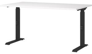 Pracovní stůl s nastavitelnou výškou s bílou deskou 80x140 cm Downey – Germania