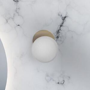 Nowodvorski Ice Ball nástěnné svítidlo 1x25 W bílá-mosaz 8126