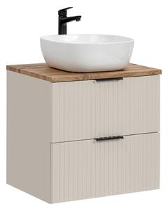 Comad Set koupelnového nábytku Adel Cashmere 60 dub wotan/kašmír mat