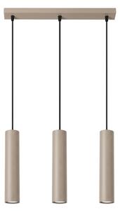 Sollux Lighting Závěsné svítidlo LAGOS 3L taupe