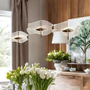 Altavola Design Mariposa závěsné svítidlo 1x6 W průhledná-růžové zlato LA102/P_3000K