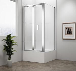DEEP Obdélníkový sprchový kout 1000x900mm L/R varianta, čiré sklo