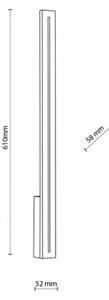 LED Venkovní nástěnné svítidlo LINEA LED/12W/230V IP65 61 cm antracit