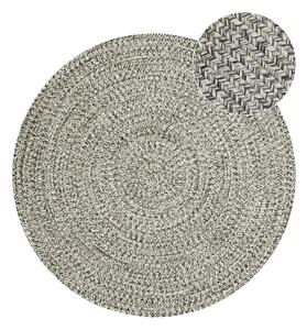 Šedý/béžový kulatý venkovní koberec ø 150 cm - NORTHRUGS