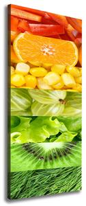 Vertikální Foto obraz na plátně Ovoce a zelenina ocv-102085174