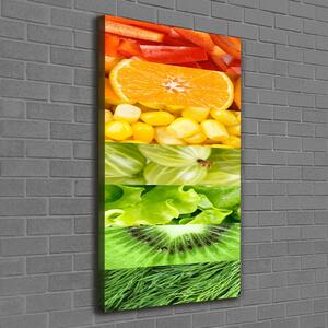 Vertikální Foto obraz na plátně Ovoce a zelenina ocv-102085174