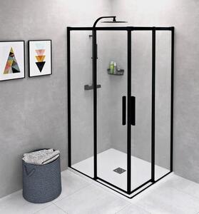 ALTIS LINE BLACK Obdélníkový sprchový kout 900x800 mm, provedení L/R, rohový vstup