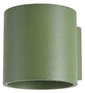 Sollux Lighting Nástěnné svítidlo ORBIS 1 olivově zelené