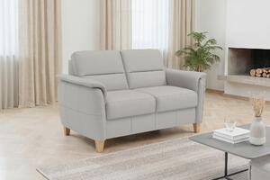 DVOUMÍSTNÁ POHOVKA, světle šedá, pravá kůže Sit & More - Pohovky, Online Only