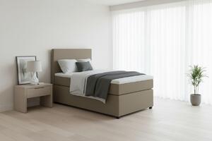 POSTEL BOXSPRING, 90/200 cm, pískové barvy MID.YOU - Jednolůžkové postele, Online Only