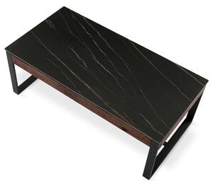 Stůl konferenční keramika 120x60 černý mramor AHG-285 BK