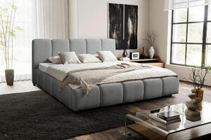ČALOUNĚNÁ POSTEL, 180/200 cm, šedá MID.YOU - Postele s úložným prostorem, Online Only