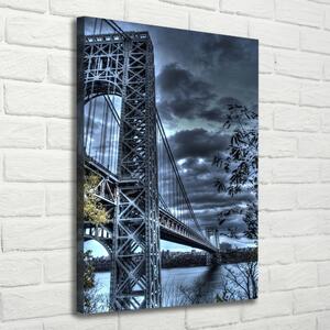 Vertikální Foto obraz na plátně Most New York ocv-102968699