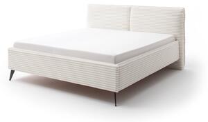 Béžová čalouněná dvoulůžková postel 160x200 cm Matera – Meise Möbel