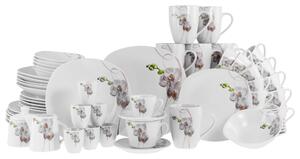 KOMBINOVANÁ SOUPRAVA, 62dílné, kamenina Creatable - Online Only nádobí, Online Only