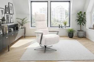 RELAXAČNÍ KŘESLO, textil, krémová Sit & More - Online Only křesla & taburety, Online Only