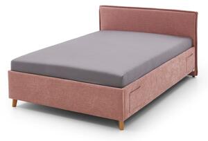 Růžová dětská postel s úložným prostorem 120x200 cm Fun – Meise Möbel