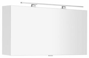 Zrcadlová skříňka CLOE s LED osvětlením, 100x50x18cm, bílá (CE100)