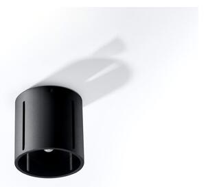 Černé stropní svítidlo s kovovým stínidlem Vulco – Nice Lamps
