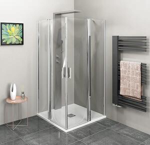 Sprchový kout ZOOM LINE čtvercový 900x900 mm, čiré sklo
