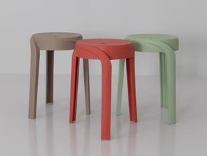 Plastové stoličky v sadě 3 ks Pop – Tenzo