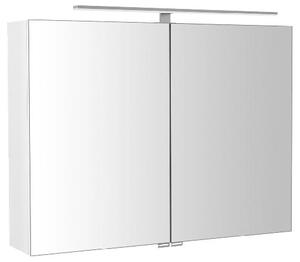 Sapho Riwa - Zrcadlová skříňka s LED osvětlením, 810x700x170 mm, lesklá bílá RIW080-0030