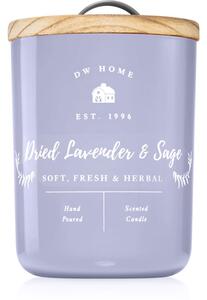 DW Home Farmhouse Dried Lavender & Sage vonná svíčka 108 g