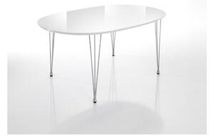 Rozkládací jídelní stůl s bílou deskou 105x170 cm Elegant – Tomasucci