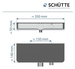 Schütte Termostatická sprchová baterie OCEAN (chrom/antracitová) (100335888002)