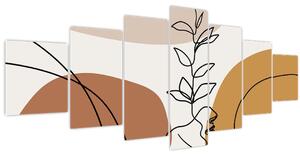 Obraz - Boho Shapes (210x100 cm)
