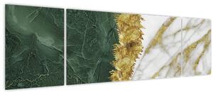Obraz - Zelený mramor N⁰1 (170x50 cm)