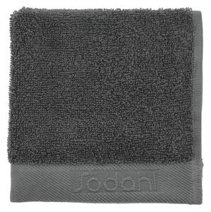 Tmavě šedý froté bavlněný ručník 30x30 cm Comfort – Södahl