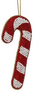 Ozdoba na vánoční stromeček z korálků Candy Cane