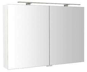 Sapho Riwa - Zrcadlová skříňka s LED osvětlením, 1010x700x170 mm, lesklá bílá RIW100-0030