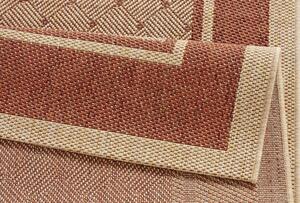 Kusový koberec Natural 102711 Classy Terracotta 80x150 cm