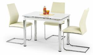 Rozkládací stůl Logan chrom / biały Halmar