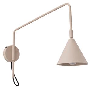 Sollux Lighting Nástěnné svítidlo NOX 1 taupe s vypínačem