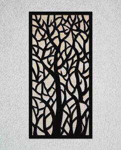 Stromy Velikost: 30 cm, Barva pozadí: Bez pozadí, Barva obrysu: Černá