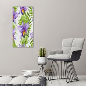 Vertikální Foto obraz na plátně Orchidej a palmy ocv-104930061