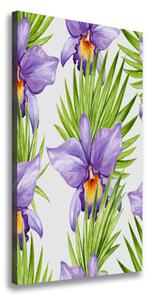 Vertikální Foto obraz na plátně Orchidej a palmy ocv-104930061