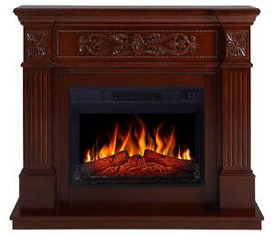 ArtiFlame Elektrický krb Toscana AF23S Elektrický stojící krb s ohřevem 1800W realistický efekt plamene LED osvětlení dálkové ovládání časovač Russet