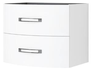 SPODNÍ UMYVADLOVÁ SKŘÍŇKA, bílá, bílá, 69/55/52 cm Welnova - Koupelnové série