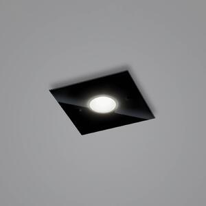 Helestra Nomi LED stropní světlo 23x23cm dim černá