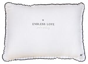 Polštář ENDLESS LOVE, bílá, 50x70 cm Bastion Collections AN-CUSHION-084-WH