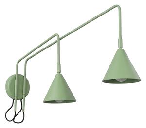 Sollux Lighting Nástěnné svítidlo NOX 2 šalvějové s vypínačem